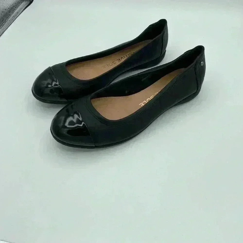 F&F Sensitive Sole Black Flat Shoes Size 8